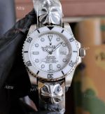 Punk style - Copy Rolex Bamford Submariner White Ceramic Citizen 8215 Watches